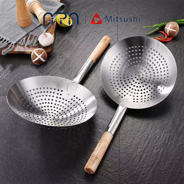 thumbnail image 2 of Stainless Steel Fine Mesh Strainer - Kitchen Tool For Frying, Oil, Soup 2 of 6