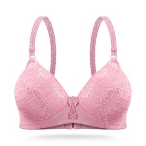 Youve ( YouHave ) BH Bra Wanita BH Tanpa Kawat Busa Sedang Motif Bunga Brokat 100168