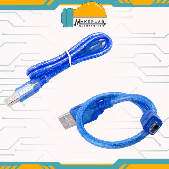 USB Type A To Type B Cable FOR Arduino Uno, And Mega Microcontroller ...