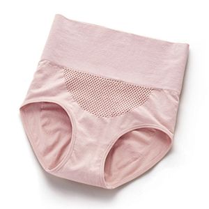Honeycomb Warm Palace Women Seamless Underwear Tummy Control Hip Raise Panties