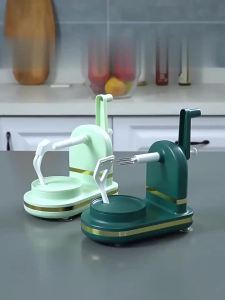 3-in-1Hand-cranked Rotating Fruit/Vegetable Peeler Stainless Steel Blades Cutter Household Peeling Machine Kitchen Gadgets2026