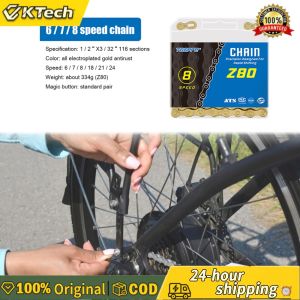 High-Performance MTB Chains - Variable Speed Anti-Rust Bike Chain Parts for Mountain and Road Use