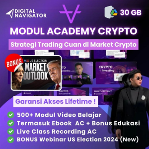 Akademi Crypto Timothy Ronald Buku & Paket Lengkap Belajar Trading Bitcoin & Investasi Crypto!