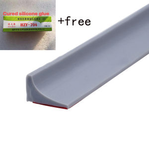 【Free Glue】Collapsible Silicone Bathroom Water Retaining Strip Toilet TPE Dry Wet Separation Blocker Shower Threshold Stopper Dam Flood Barrier 2022 New