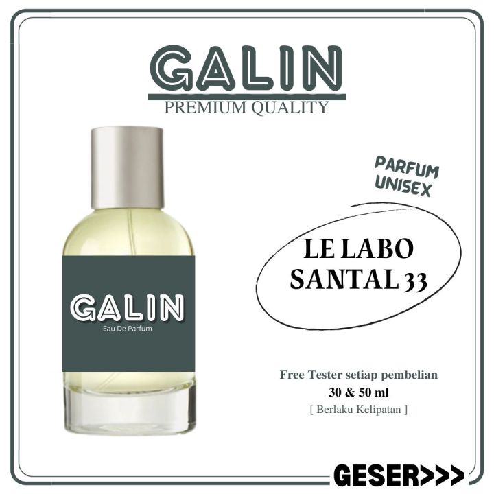 Parfum Unisex by GALIN Parfum Le Labo Santal 33 Aroma Woody