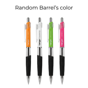 FlexOffice Tango Smooth Ink BallPen 0.7mm - 1pc - 3colors - Retractable/Multicolor barrel FO-GELB028