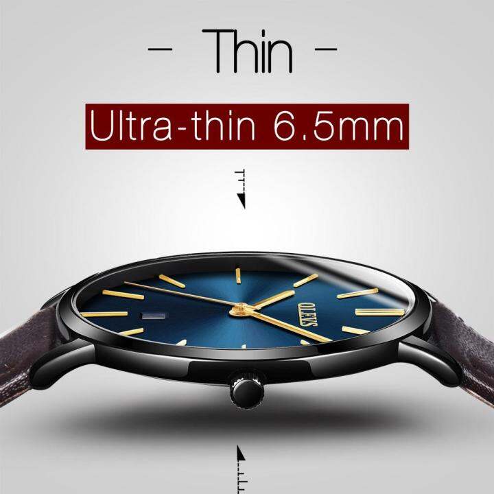 Ultra thin waterproof outlet watch