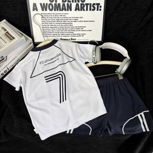 Kids Sportswear Set Summer Quick-Dry Basketball Outfit for Kids Breathable Jersey Shorts Suit for Boys Older Kids Training Uniform Activewear for 5-15 Yrs