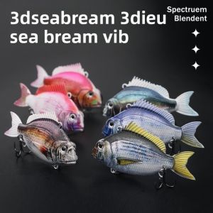 FZIPUA ดีไซน์เหมือนจริง วีไอบี สวิมเบท แรงสั่นสะเทือนแบบไดนามิก ดีไซน์นุ่มนวล เหยื่อตกปลาทะเล เหยื่อปลอมแบบ Swimbait กำลังจม ล่อปลา ตกปลาฤดูหนาว