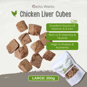 [Large Packs] Freeze Dried Chicken Chicken Liver Duck Beef Beef Liver Shishamo Krill Salmon Treats for Cat & Dog