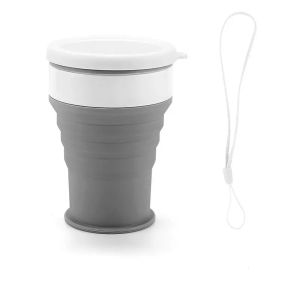 HTF Silicon Collapsible Cup 200ml Portable Cup Folding Travel Camping
