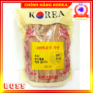 Nấm linh chi thái lát hàn quốc chính hãng túi 1kg - Thanh lọc cơ thể thải độc gan phòng ung thư - koreaboss