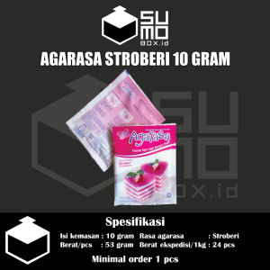Nutrijell Agarasa Coklat Vanila Strawberry Melon Susu / Tepung Agar Instan Puding Cokelat Stroberi