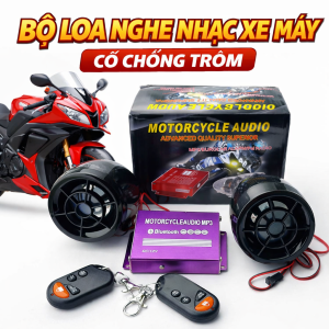 Loa Nghe Nhạc Xe Máy Cao Cấp – Tích Hợp Báo Động Chống Trộm Thông Minh