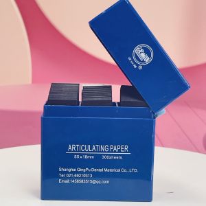 300 Sheets/Box Dental Articulation Paper Material Blue Double Sided Lab Bite Products Tool