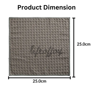 Joymi Waffle Design Microfiber Scouring Pad Absorbent Towel Dishwashing and Cleaning Cloth 华夫饼设计超细纤维吸水毛巾