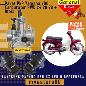 Paket PNP Yamaha V80 Langsung Pasang!!! Karburator PWK24 PWK26 PWK28 Sudco CarburatorPWK 24 26 28 + Manipul Intek Intake Motor