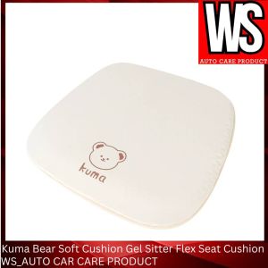 Kuma Bear Soft Cushion Gel Sitter Flex Seat Cushion Soft Silicone Honeycomb Design