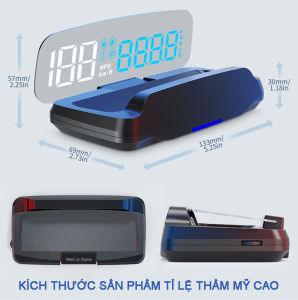 Bộ hiển thị tốc độ hắt kính HUD - C7 kết nối qua cổng USB