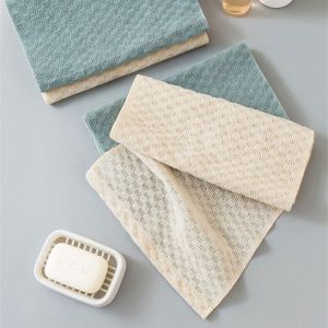 A5TG Thoải mái Phụ kiện tắm Nhật Bản Khăn chà Khăn tắm tẩ bào chết Khăn Polyester Bọt biển tắm