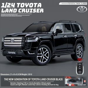 Toyota Land Cruiser LC300 ALLOY Didcast 1:24 Car Model Light & Sound Effect Car Toys for Hobby Collection Gift
