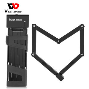 Tây BIKING Xe Đạp Khóa Gập Chống Trộm An Toàn Khóa Dây Chuyền Xích Bằng Thép Xe Máy Phụ Kiện Xe Tay Ga