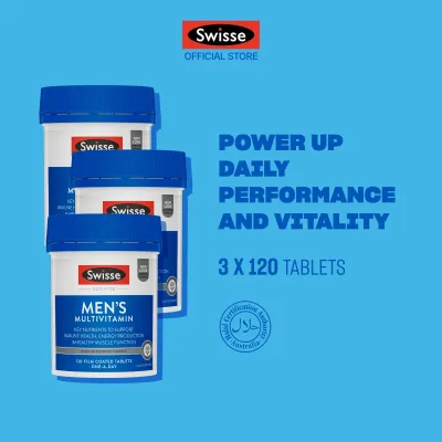 [EXP 31 JUL 2027] [Triple Pack] Swisse Ultivite Mens Multivitamin 120 Tabs