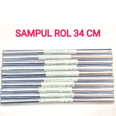 Sampul Buku Plastik Mika Rol 34 Cm