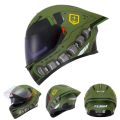 ZEBRA YM-611 Motorcycle Helmets MAX Full Face Motor Helmet Dual Visor. 