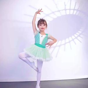 Girl Ballet Dancing Dress Party Fancy Sequined TUTU Dress Princess Girl Clothes Baby Girl Stage Shows Party Costumes2026