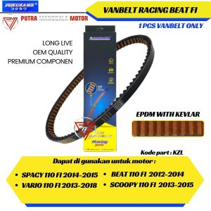 Vanbelt V Belt Racing Beat Vario Scoopy Spacy 110 Fi KZL Stater Kasar EPDM Kevlar Fukukawa
