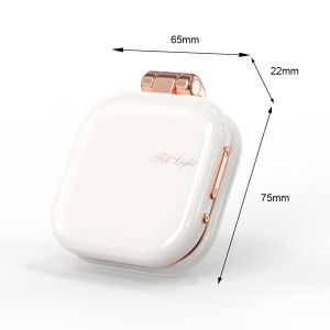 Rechargeable Clip On Fill Light Alternative Magnetic Design With 8cm Extendable Stand And Crystal Clear Mirror LED Camera Light For Smartphone Video Record