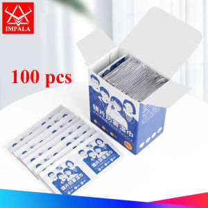 IMPALA PJ002 Kính chống sương mù Màng lọc vải khăn lau xem điện thoại di động để loại bỏ vết dầu khăn lau kính Mũ bảo hiểm gương chống sương mù đóng gói riêng lẻ khăn lau