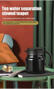 GiiMall. Teapots & Coffee Servers Teapots & Coffee Servers X X22092001DA-Tea Water Separation Stew Teapot