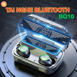 Tai Nghe Bluetooth BQ10 V5.3 - Âm Thanh HIFI Sống Động Màn Hình LED Hiển Thị Pin Nghe Gọi Rõ Nét