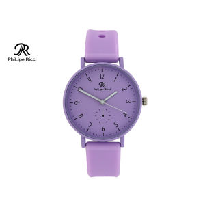 PhiLipe Ricci Jam Tangan Wanita Analog Karet Cewek Kecil Quartz Terbaru New Arrival 6231 Free Box
