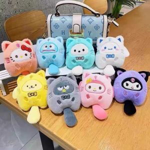 Dễ Thương Kuromi Pompompurin Sang Trọng Búp Bê Ba Lô Quyến Rũ Anime Cinnamoroll Giai Điệu Kawaii Học Sinh Móc Khóa Bé Gái Quà Tặng
