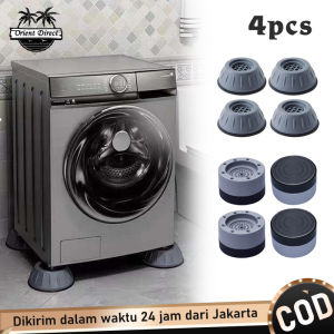 4pcs Alas Karet Kaki Mesin Cuci Anti Getar Kaki Kulkas Tatakan Alas Pelindung Kaki Meja Anti Getaran Anti Slip Anti Karat
