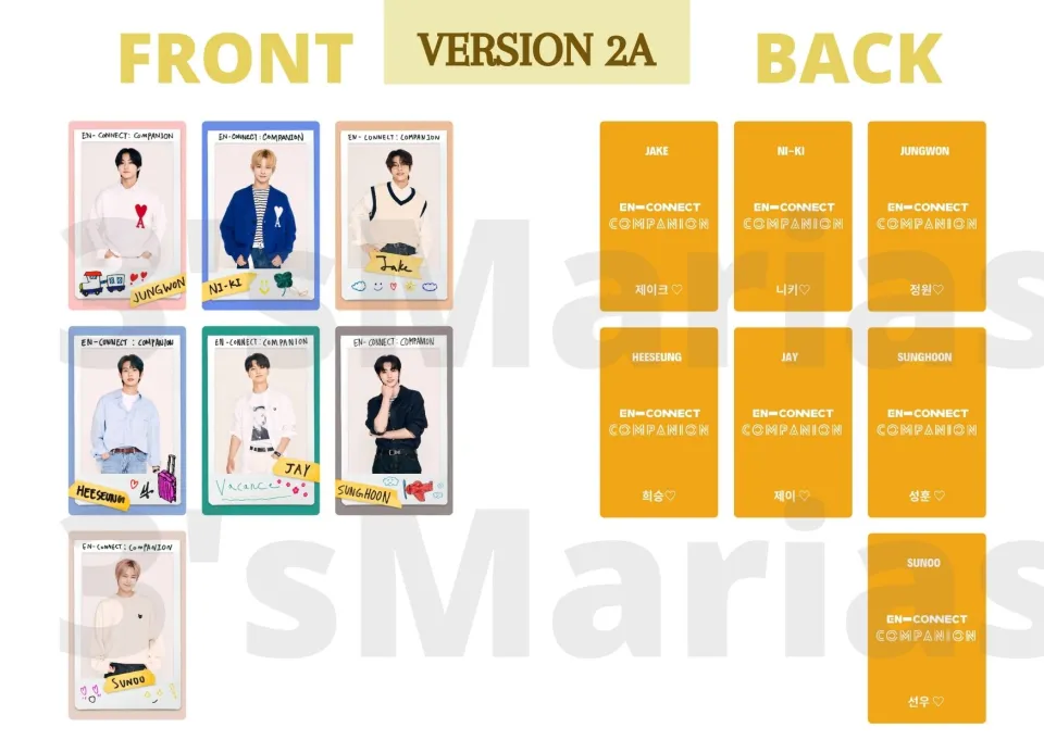 ENHYPEN EN-CONNECT: COMPANION PHOTOCARDS (Unofficial) | Lazada PH