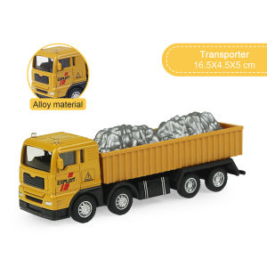 10 Styles Alloy Engineering Car Truck Toys Crane Bulldozer Excavator Forklift Vehicle Assembly Model Diecast Car Toys for Kids Boys Gift