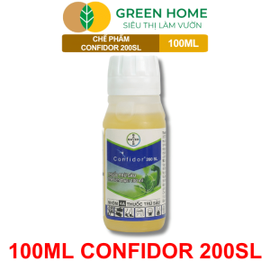 Chế Phẩm Trừ Sâu Confidor 200SL GreenHome Chai 100ml Trừ Rầy Rệp Sáp Bọ Trĩ Hiệu Quả