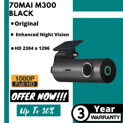 70mai M300 Dash Camera Car Recorder Dashcam 1296P 140°