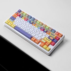 JCM Cartoon Keycaps Dye-Sub PBT Side light Cherry Profile Korean/German/French/Spanish/Russian For Mechanical Keyboard Hi98
