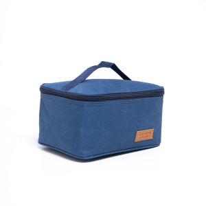 Tas bekal makanan polos tenteng tas kotak makan anak sekolah cooler bag asi aluminium foil waterprof