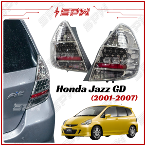 Honda Jazz GD / Fit (2001-2007) OEM Albino Clear Smoke Tail Lamp Tail Light Taillamp Taillight Japan JDM ICHIKOH GD1 GD2 GD3 2001 2002 2003 2004 2005 2006 2007