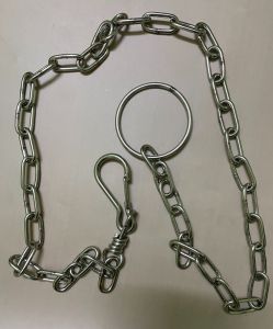 xích chó hàn inox sợi 200cm xích chó to nhỏ chắc chắn có móc chống xoắn