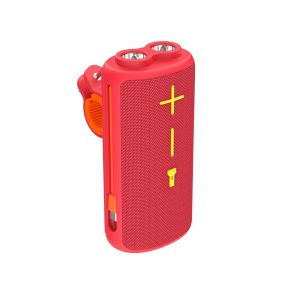Portable All-in-One Outdoor Cycling Bluetooth Speaker 10W with Bike Mount Dual Flashlight Power Bank TWS Stereo for Bicycle Camping