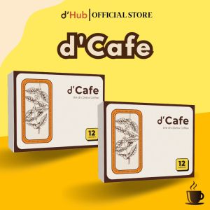 D hub D Tox D Cafe Kopi Detox Slimming Loss Weight Fat Burner Kurus Badan Cepat Ubat Kurus Detox Coffee Halal (12 sachet)