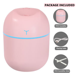 Portable Mini Humidifier Ultrasonic Air Humidifier 220ML Aroma Essential Oil Diffuser for Home Car