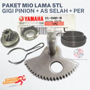 (HEMAT) PAKET MIO AS SELAH + GIGI PINION + PER SELAH MIO SPORTY LAMA / MIO SMILE / MIO SOUL / MIO KARBU / MIO GT / PAKET AS SELAHAN MIO GIR GEAR 4VP 5TL SLAH SLAHAN / SELAHAN / AS KAMPAK SELAHAN / AS ENGKOL ENGKOLAN MIO 1 SET / KICK SHAFT STARTER STATER
